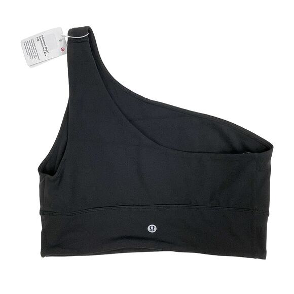 Lululemon Align Asymmetrical Bra Sz 8 S A/B New $58 Black Low Support Unpadded - Picture 5 of 14